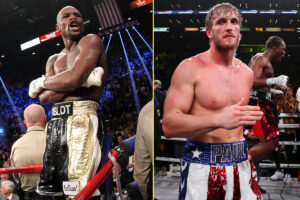 F. Mayweatheris ir L. Paulas