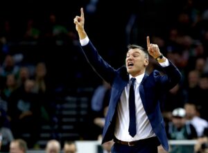 Sarunas Jasikevicius su "Barcelonos ekipa tapo Ispanijos lygos čempionais