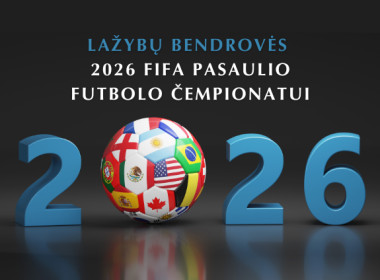 Geriausios bendrovės 2026 FIFA pasaulio čempionato lažyboms